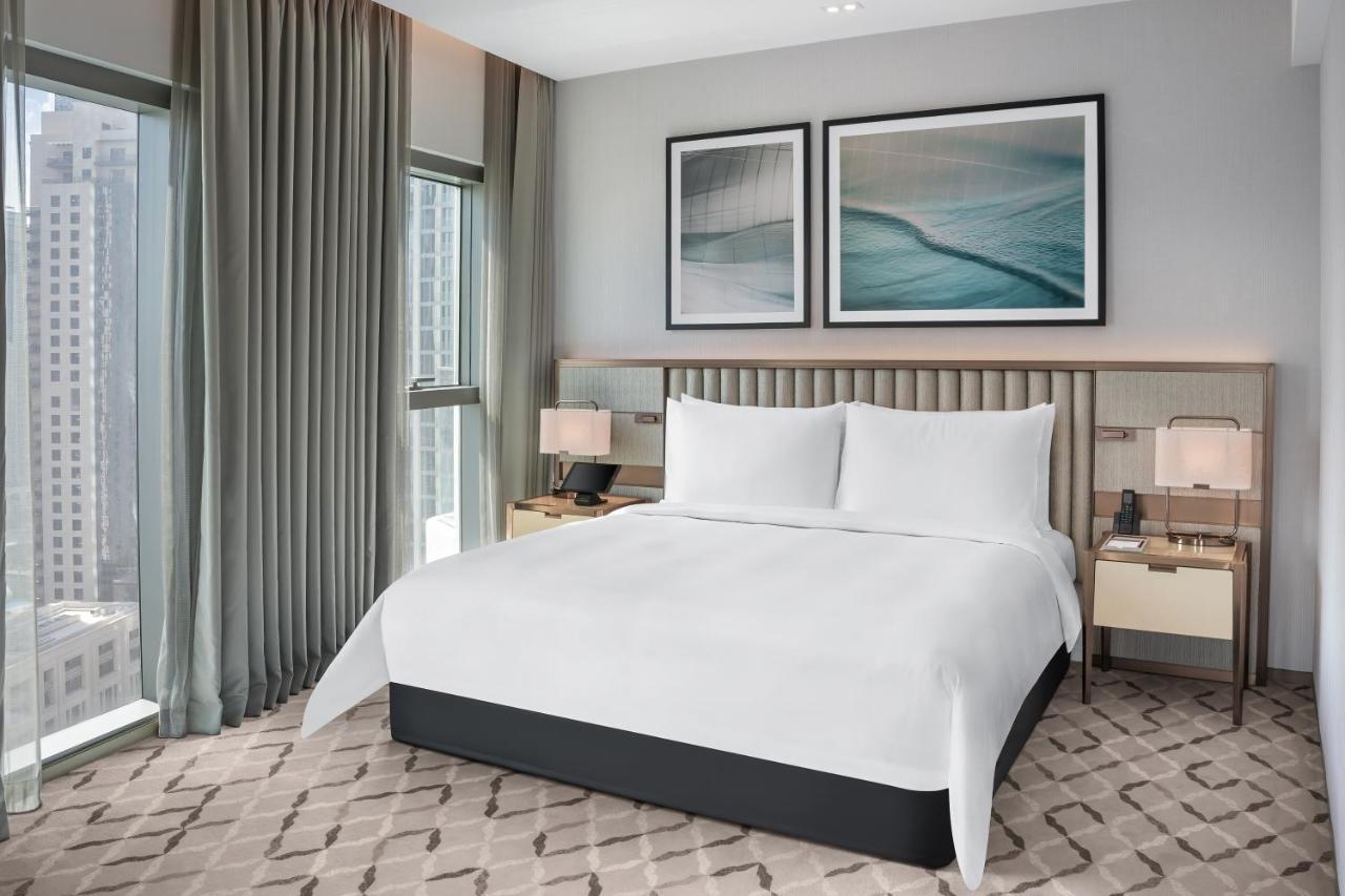 迪拜 Address Creek Harbour酒店 外观 照片 A bedroom at the hotel