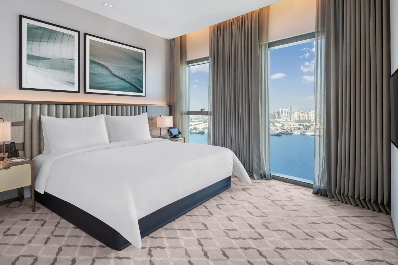迪拜 Address Creek Harbour酒店 外观 照片 A bedroom at the hotel
