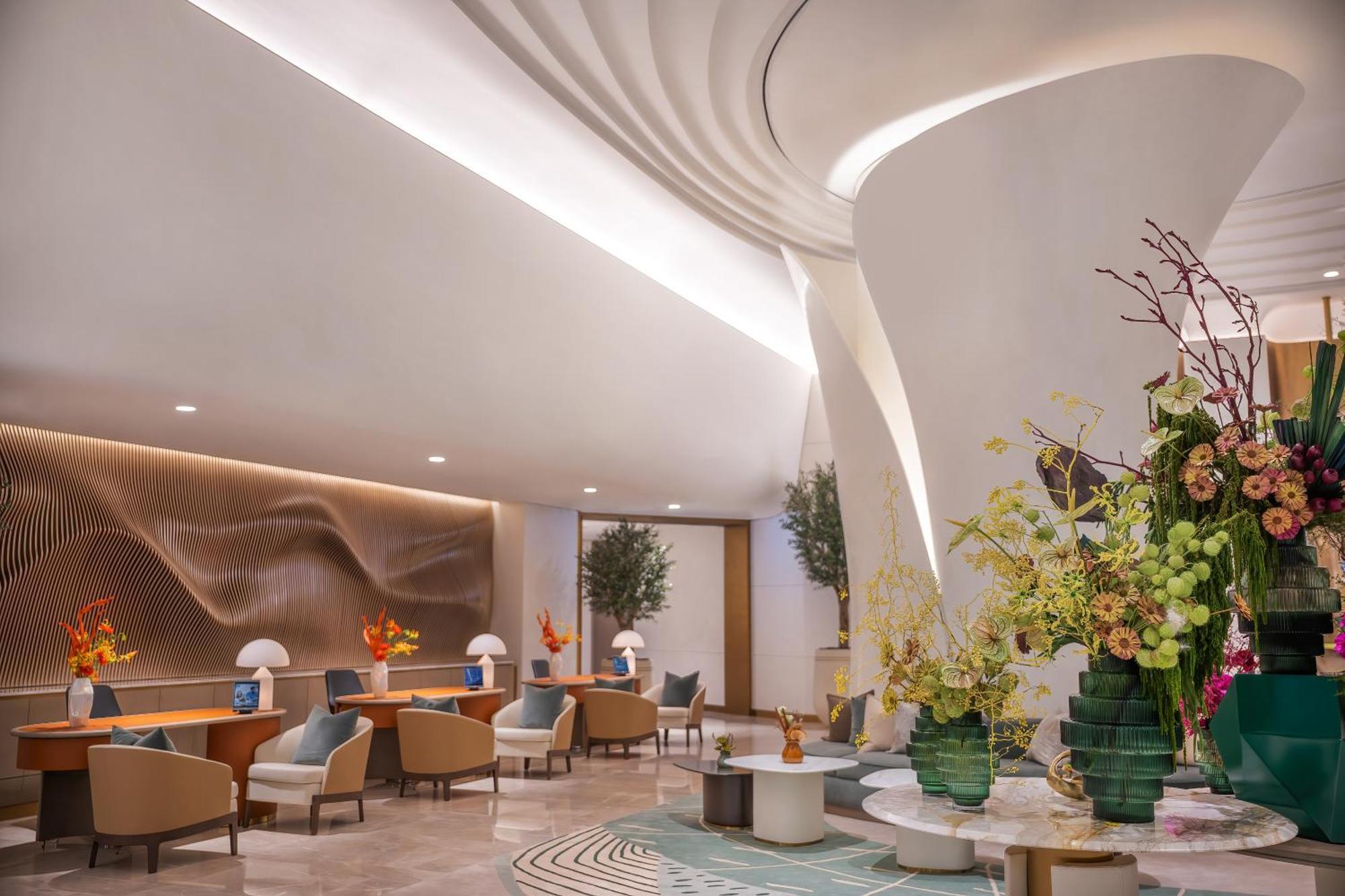 迪拜 Address Creek Harbour酒店 外观 照片 The lobby of the hotel