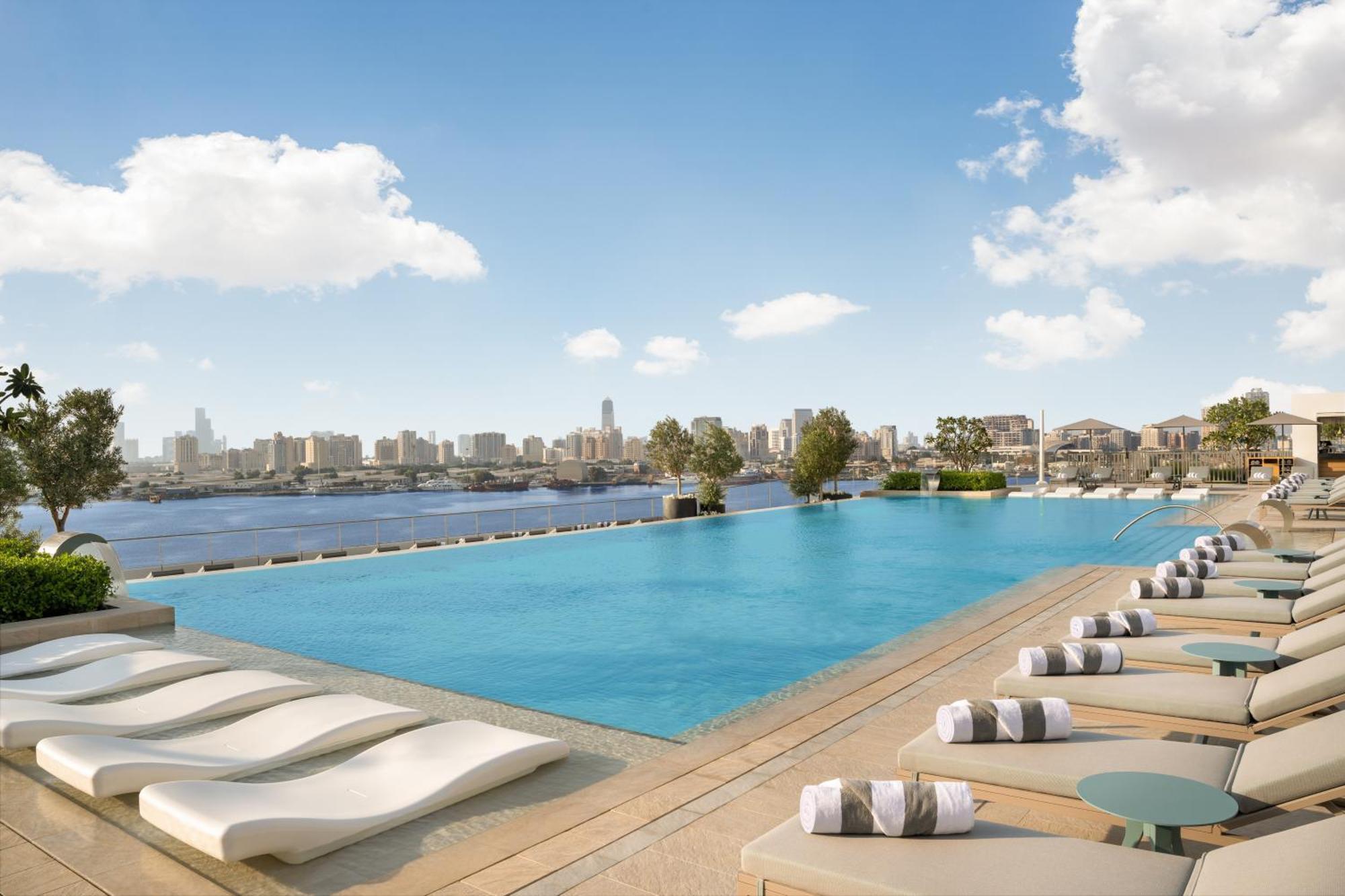 迪拜 Address Creek Harbour酒店 外观 照片 View of the pool at the Four Seasons Hotel, Cairo